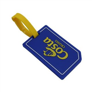 3D Custom Logo Bagiau PVC Meddal Tag